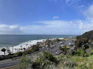 Topanga Beach From Above PCH